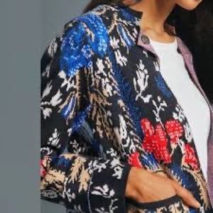 The Letterpress Acid Wash Cardigan 